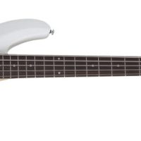 C-5 Deluxe 5-String Electric Bass, Satin White