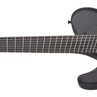 PT-7 Black Ops Left-Handed 7-String Electric Guitar, Satin Black Open Pore