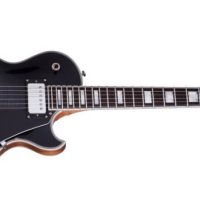 Solid-Body Electric Guitar, Trans Black Burst Top-Gloss Natural Back