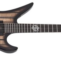 Synyster Gates FR QM USA Signature Electric Guitar, Trans Clear Black Burst w/ pinstripe