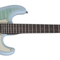 Nick Johnston USA Signature Flame Top Nitro Electric Guitar, Atomic Ice