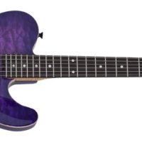 Pt Classic Electric Guitar With Hardcase, Purple Burst