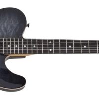 Pt Classic Electric Guitar With Hardcase, Transparent Black Burst