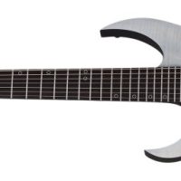 KM-7 MK-III Legacy Left-Handed 7-String Electric Guitar, Transparent White Satin