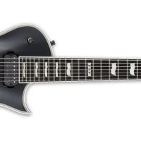 E-ii Eclipse-7 Evertune Electric Guitar, Black Satin