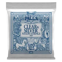 Ernie Ball Ernesto Palla 2403 Nylon Clear and Silver...